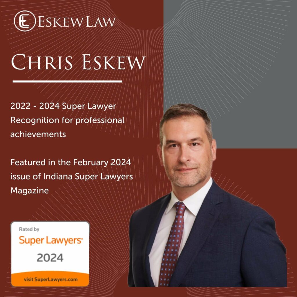 Criminal Defense Attorney Chris Eskew Recognized in 2024 Indiana Super